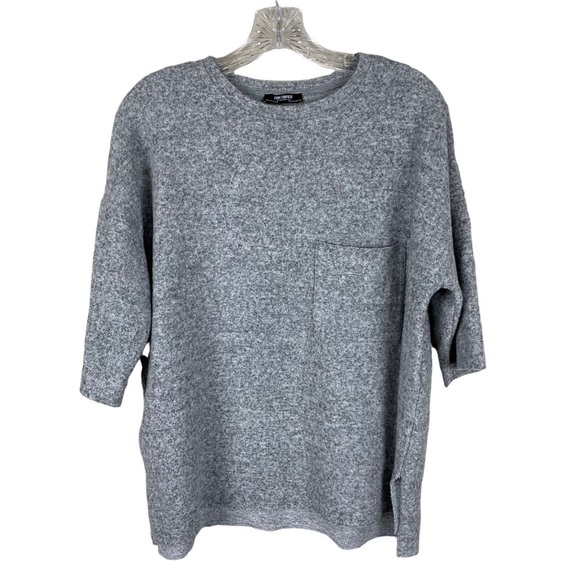 Zara Soft Gray Top - Picture 2 of 8